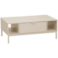 KONFERENČNÝ STOLÍK, kašmírová, kov, kompozitné drevo, 100/60/38 cm - kašmírová, Design, kov/kompozitné drevo (100/60/38cm) - MID.YOU