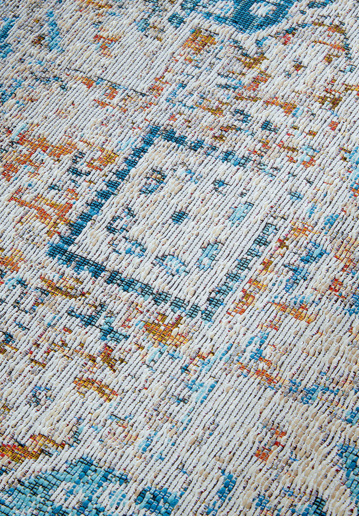 OUTDOORTEPPICH  für Terrasse und Balkon 200/285 cm Kollektion 1767 Blau, Creme  - Blau/Creme, Design, Kunststoff (200/285cm) - Villeroy & Boch