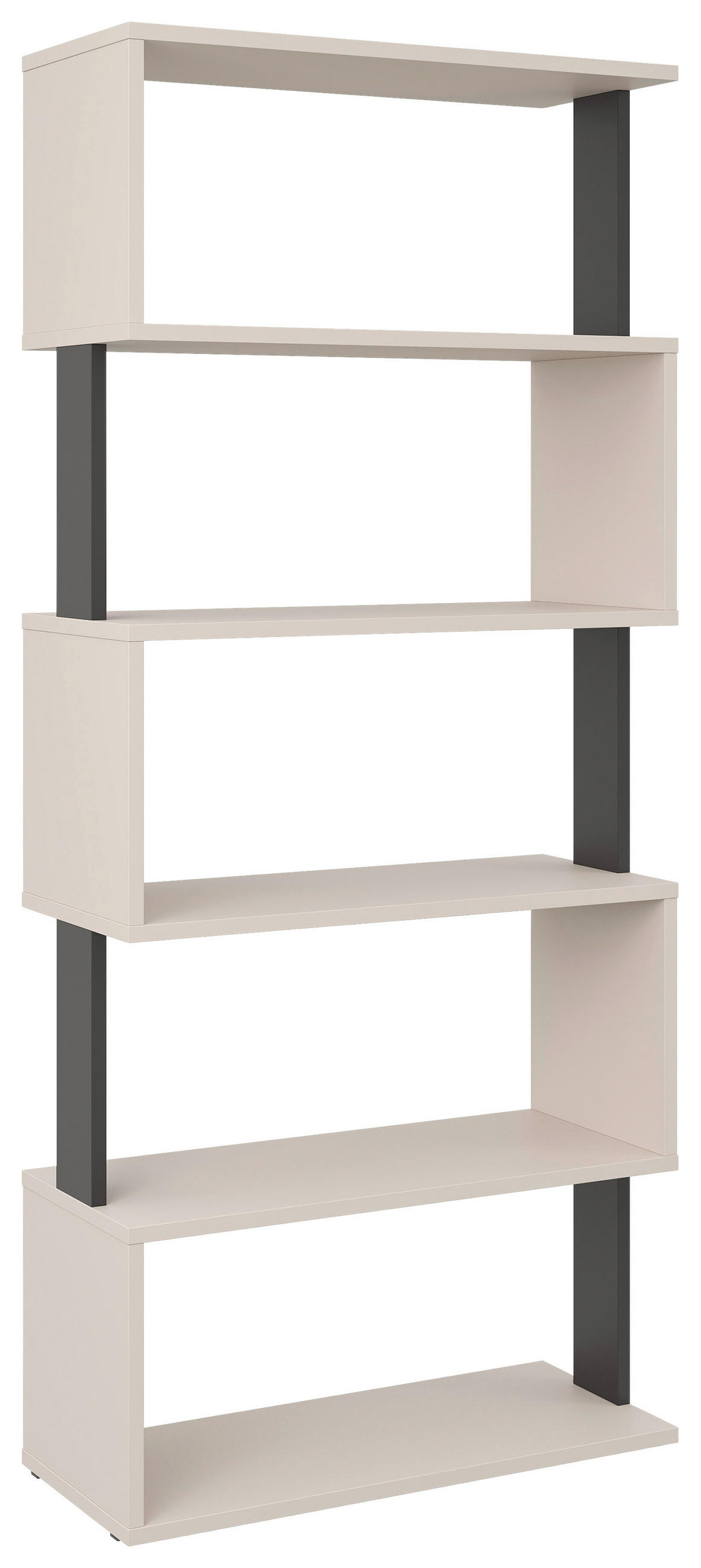 REGAL Anthrazit, Kaschmir  - Kaschmir/Anthrazit, Basics, Holzwerkstoff (70/161/30cm) - Xora