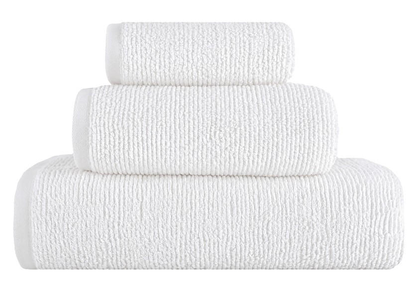 VENDÉGTÖRÖLKÖZŐ 30/50 cm fehér  - fehér, textil (30/50cm) - Bio:Vio