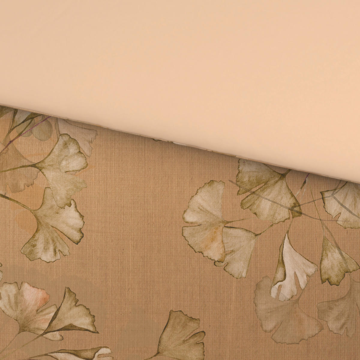 WENDEBETTWÄSCHE Palune Satin 140/200 cm  - Goldfarben, KONVENTIONELL, Textil (140/200cm) - Novel