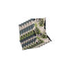 SESSELAUFLAGE Blätter  - Blau/Hellgrau, Basics, Textil (50/7/100cm)