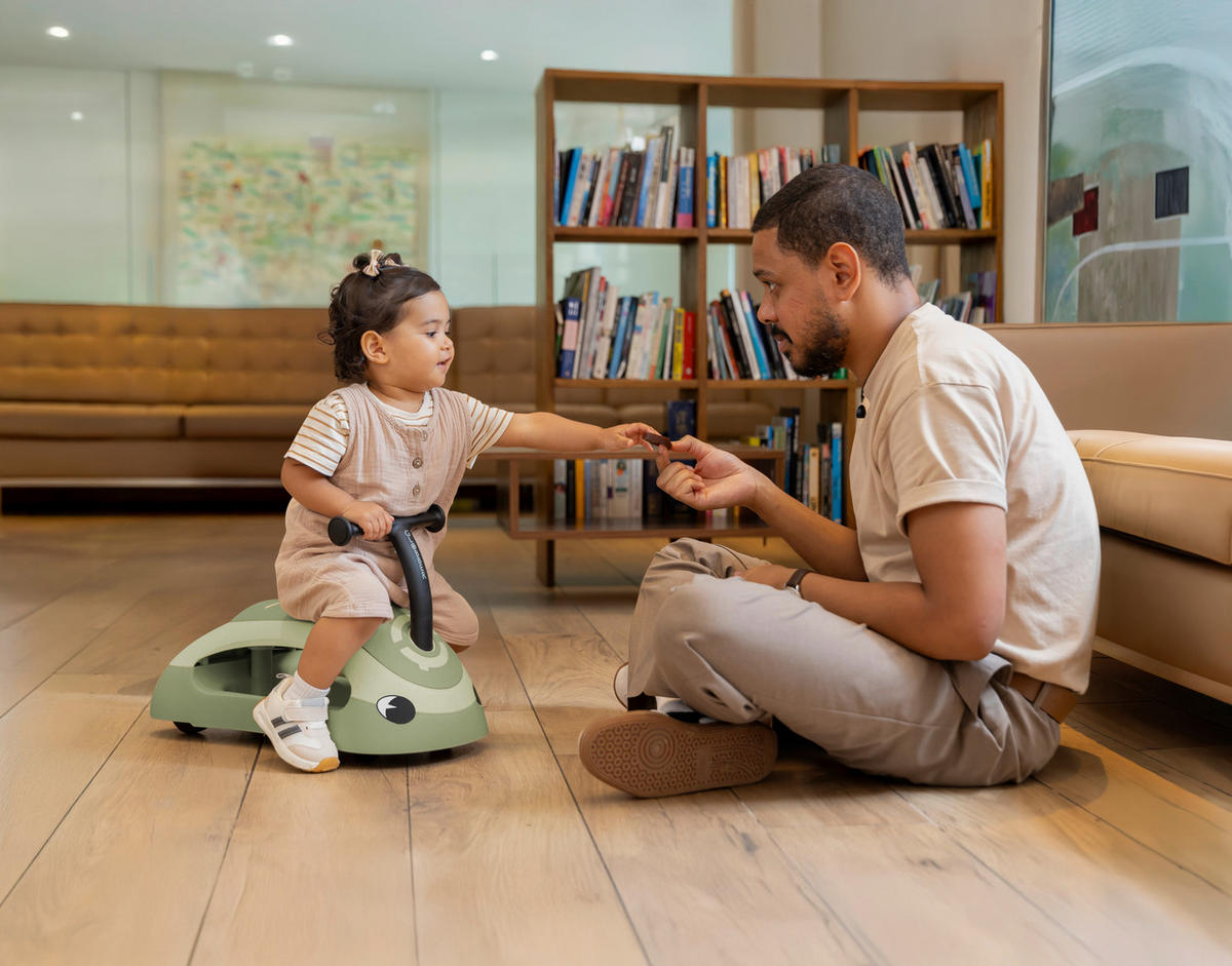 LAUFRAD WALK N' ROLL 2in1 ECO  - Salbeigrün, Basics, Kunststoff (48,5/27/42cm) - GLOBBER