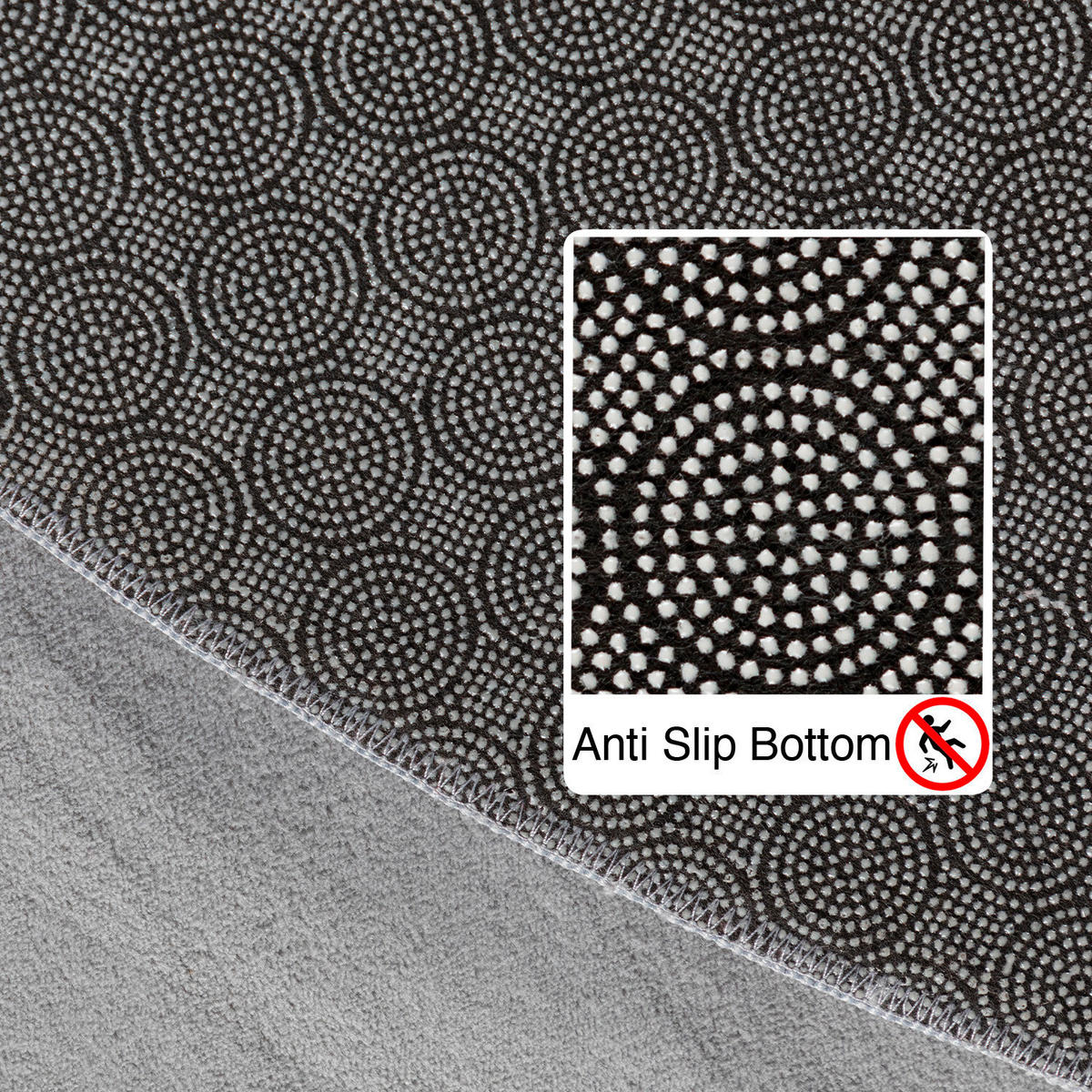 FLACHWEBETEPPICH 200/200 cm Sky Silberfarben  - Silberfarben, Design, Textil (200/200cm) - Novel
