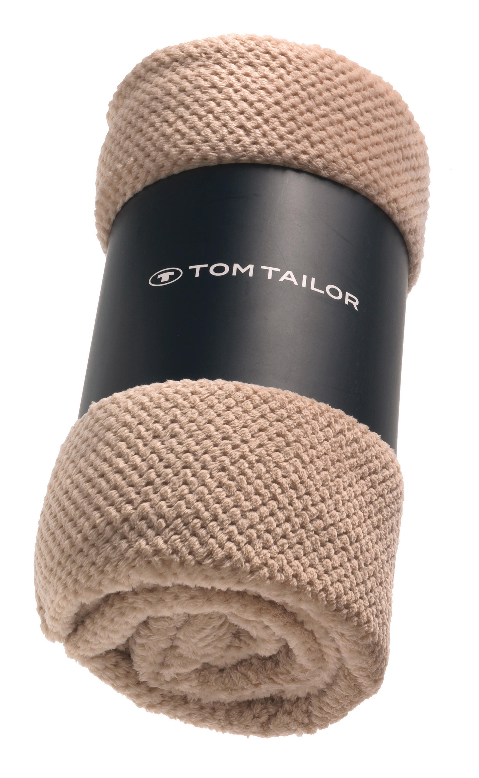 PĂTURĂ 220/240 cm  - bej, Basics, textil (220/240cm) - Tom Tailor