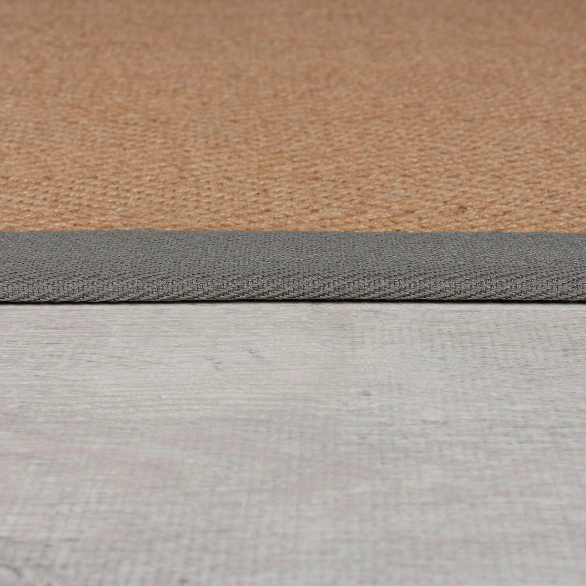 JUTETEPPICH 120/170 cm KIRA JUTE Grau, Naturfarben  - Naturfarben/Grau, KONVENTIONELL, Kunststoff/Textil (120/170cm)