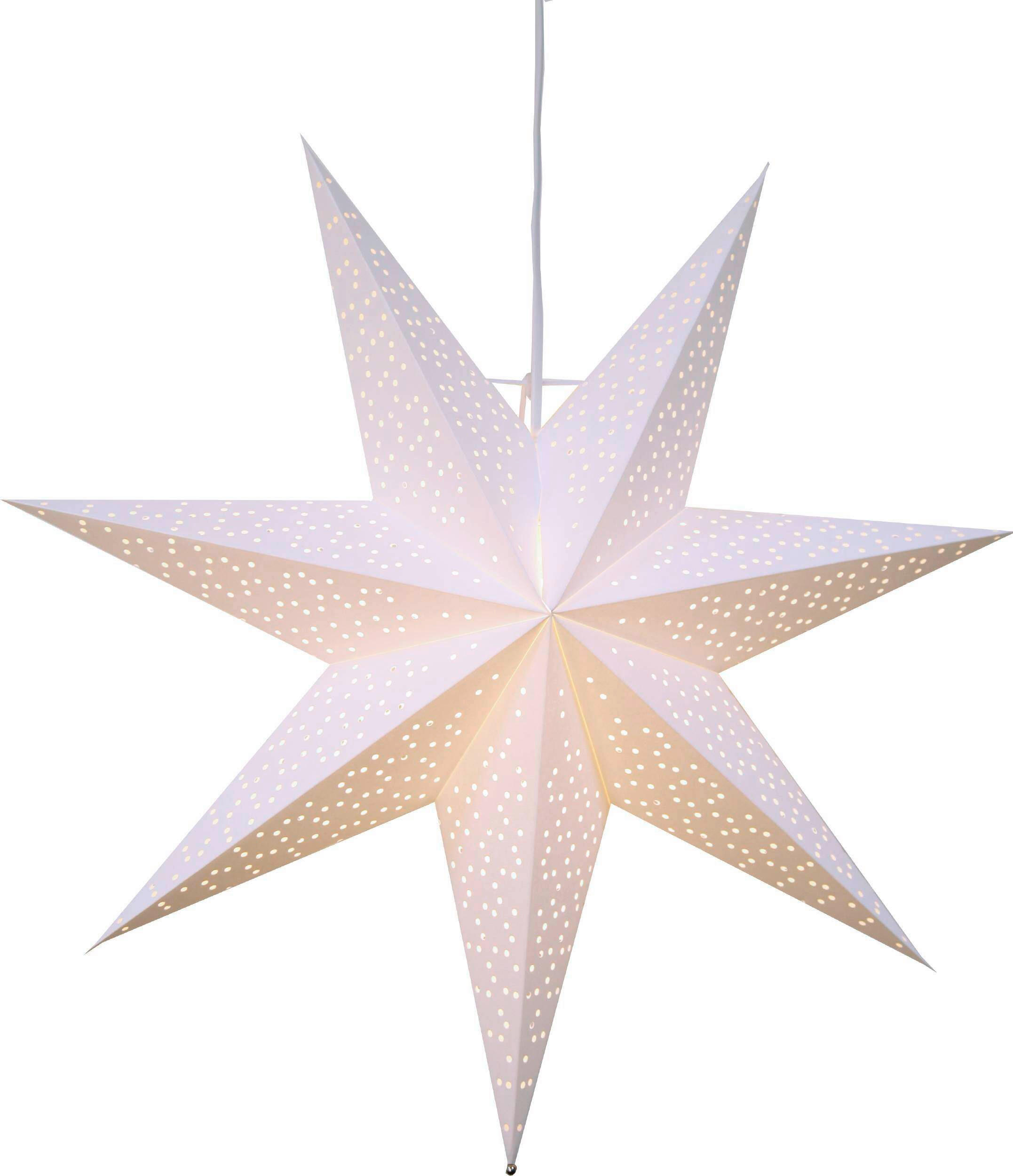 LED-DEKOLEUCHTE 54/16/54 cm   - Weiß, Basics, Papier/Metall (54/16/54cm) - Eglo