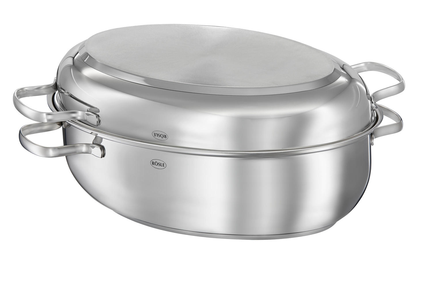 BRÄTER ELEGANCE 8 L  - Edelstahlfarben, Design, Metall (31/42,5/21cm) - Rösle