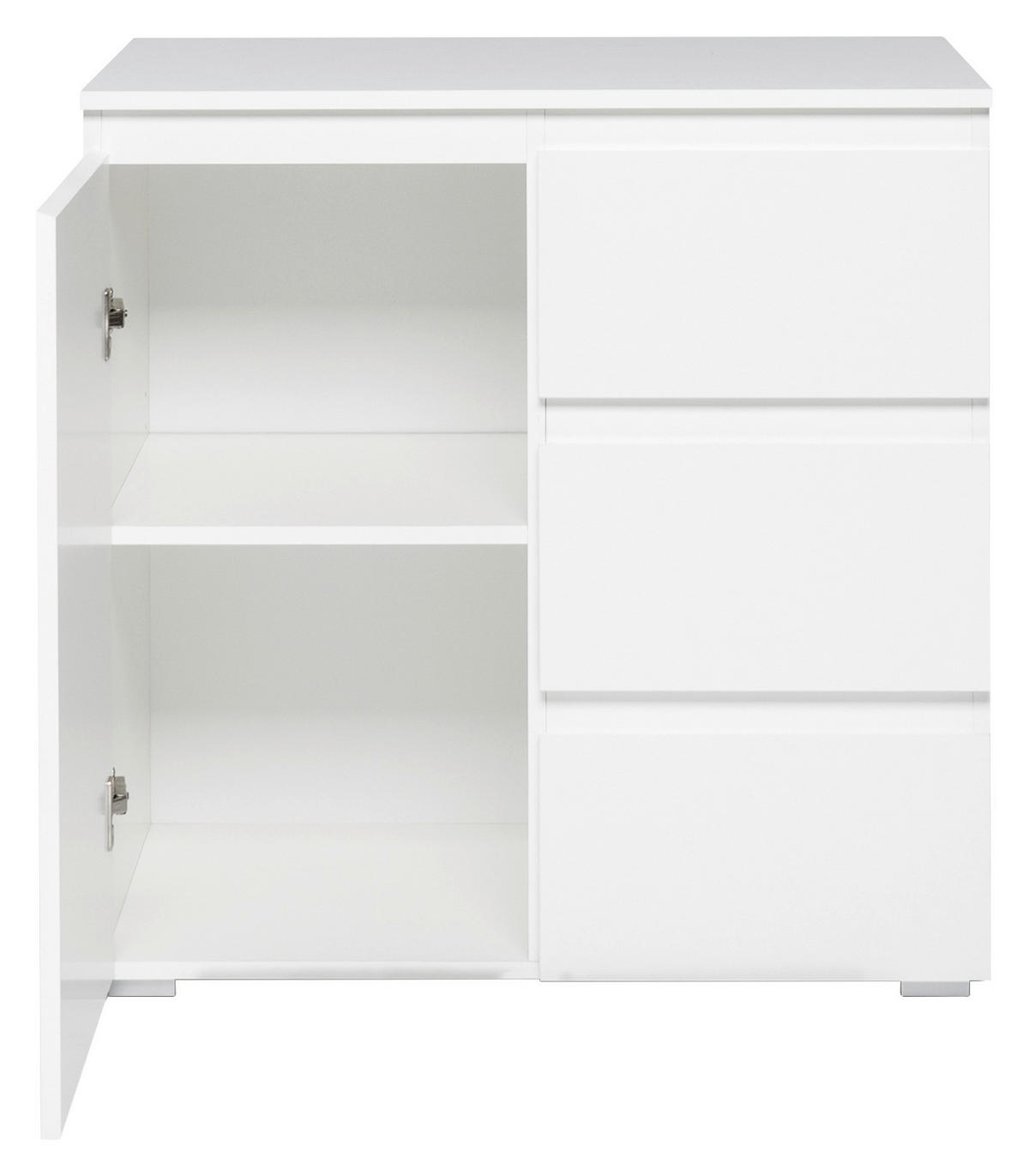 KOMODA   80/80/40 cm   bijela  - bijela, Konvencionalno, drvni materijal (80/80/40cm) - Livetastic