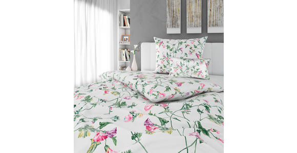 BETTWÄSCHE 140/200 cm  - Pink/Weiß, KONVENTIONELL, Textil (140/200cm) - Esposa