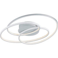 PLAFONIERĂ CU LED - alb, Basics, metal (60/13,5/43cm)