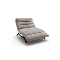 RELAXLIEGE Chenille Greige  - Greige/Schwarz, Design, Textil/Metall (120/54-113/158-198cm) - Pure Home Lifestyle