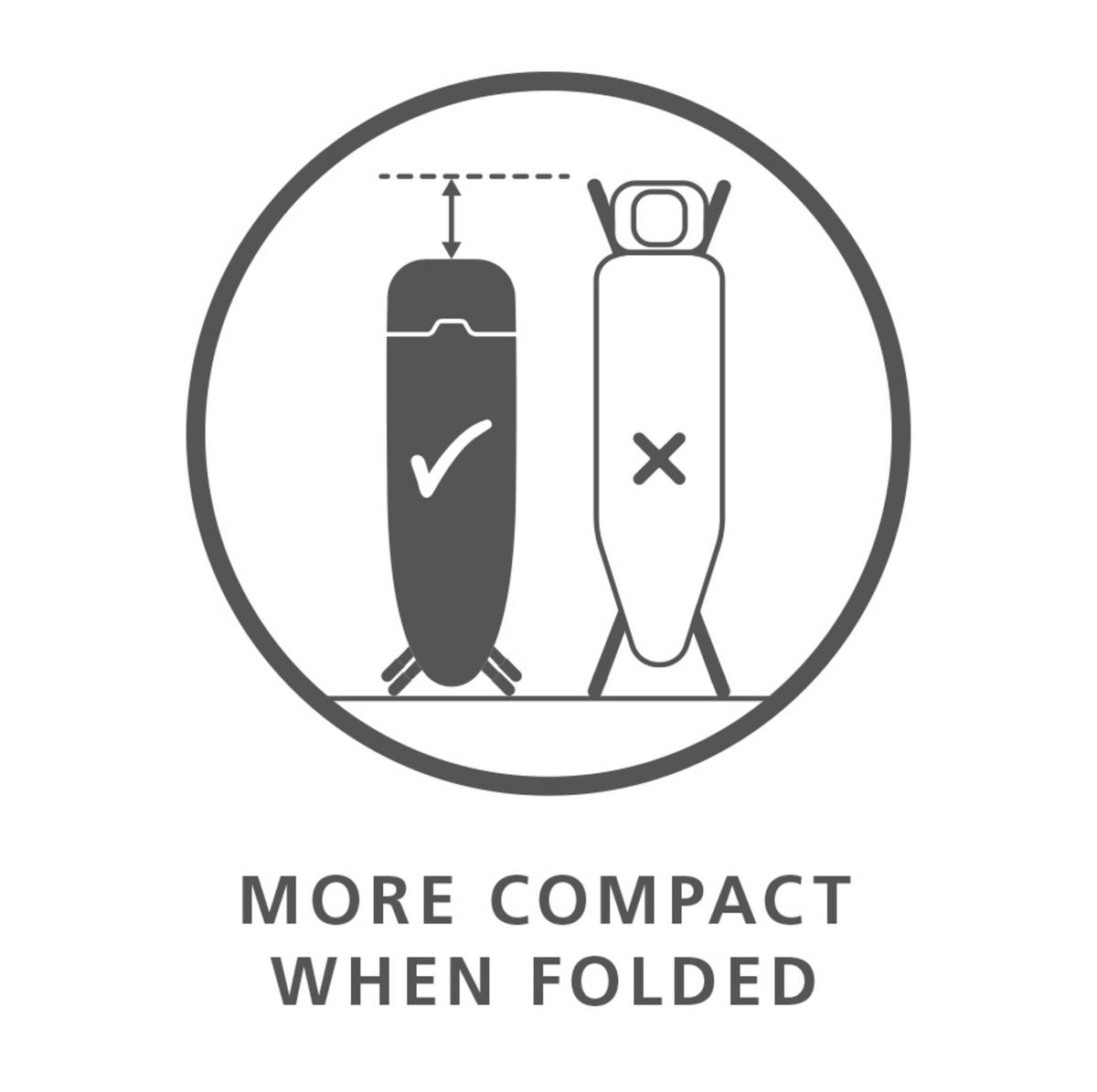 LIKALNA DESKA - siva, Basics, tekstil (38/130/8,5cm) - Joseph Joseph