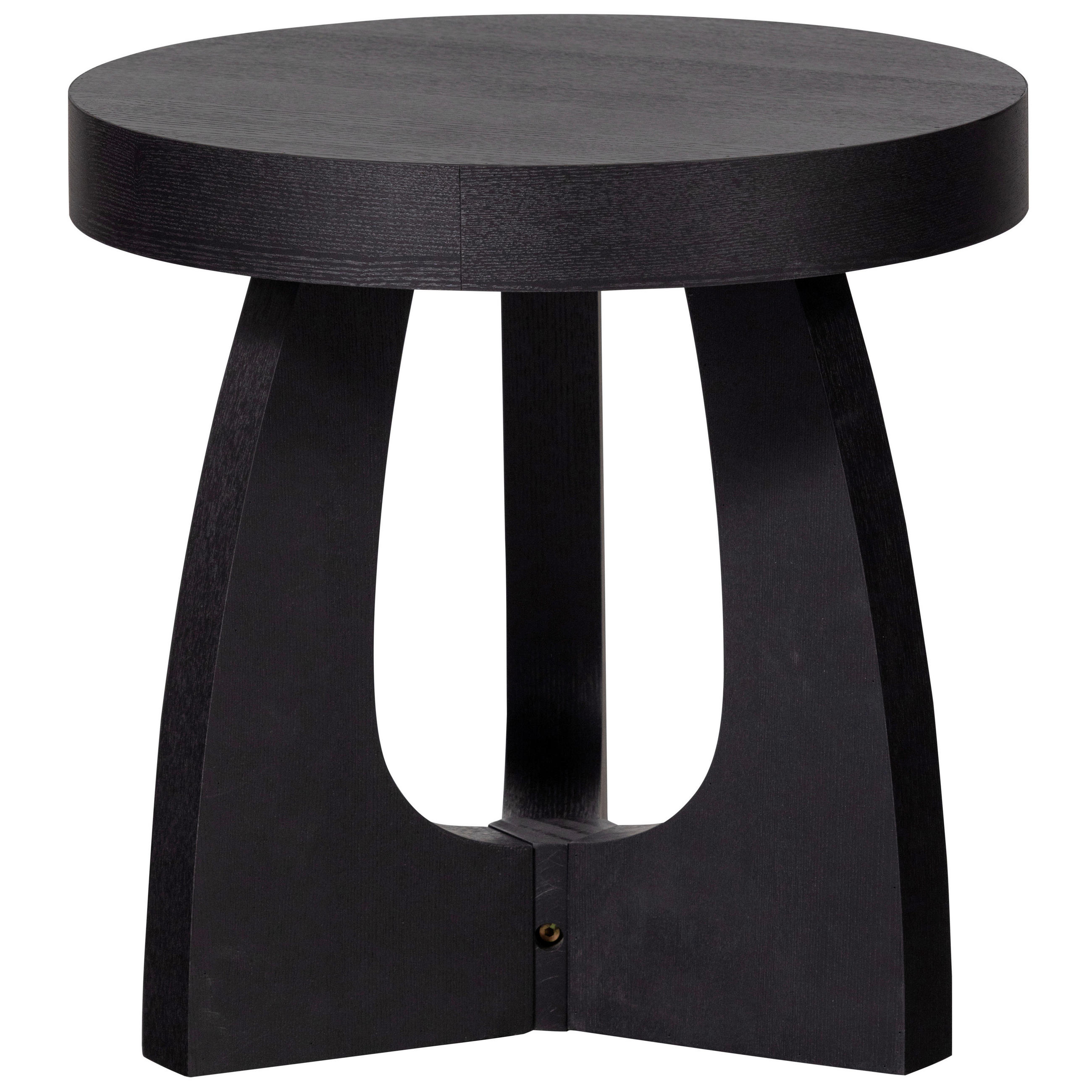BEISTELLTISCH 45/45/45 cm Schwarz rund  - Schwarz, Design, Holzwerkstoff (45/45/45cm) - Livetastic