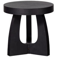 BEISTELLTISCH 45/45/45 cm Schwarz rund  - Schwarz, Design, Holzwerkstoff (45/45/45cm) - Livetastic