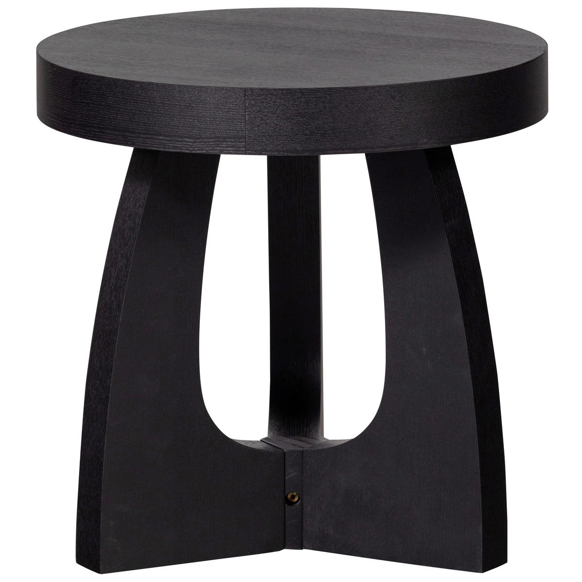 BEISTELLTISCH 45/45/45 cm Schwarz rund  - Schwarz, Design, Holzwerkstoff (45/45/45cm) - Livetastic