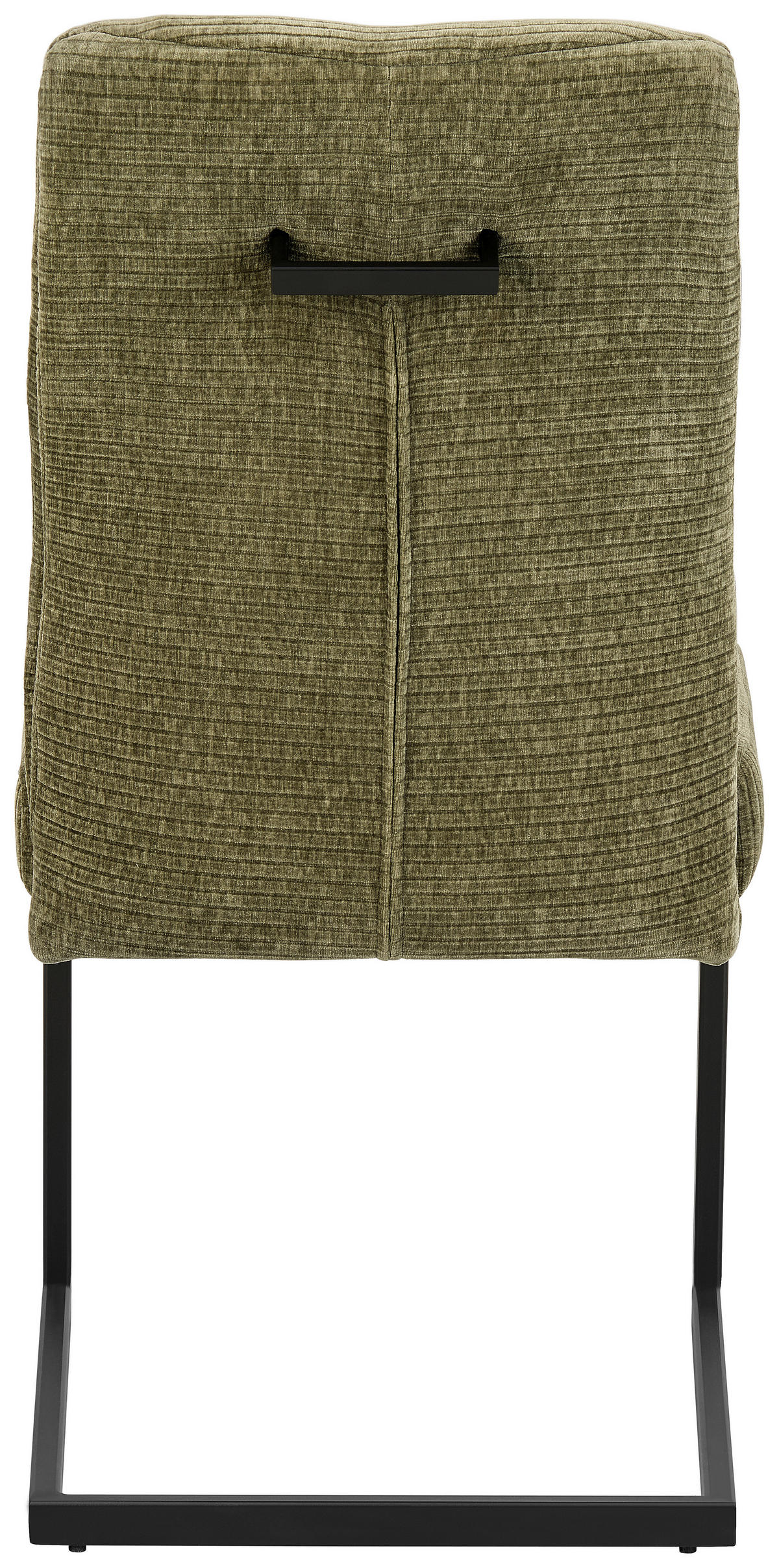 STOLIČKA S PRUŽNÝM PODNOŽÍM, kord, zelená, čierna - čierna/zelená, Konventionell, kov/textil (50/99/67cm) - MID.YOU