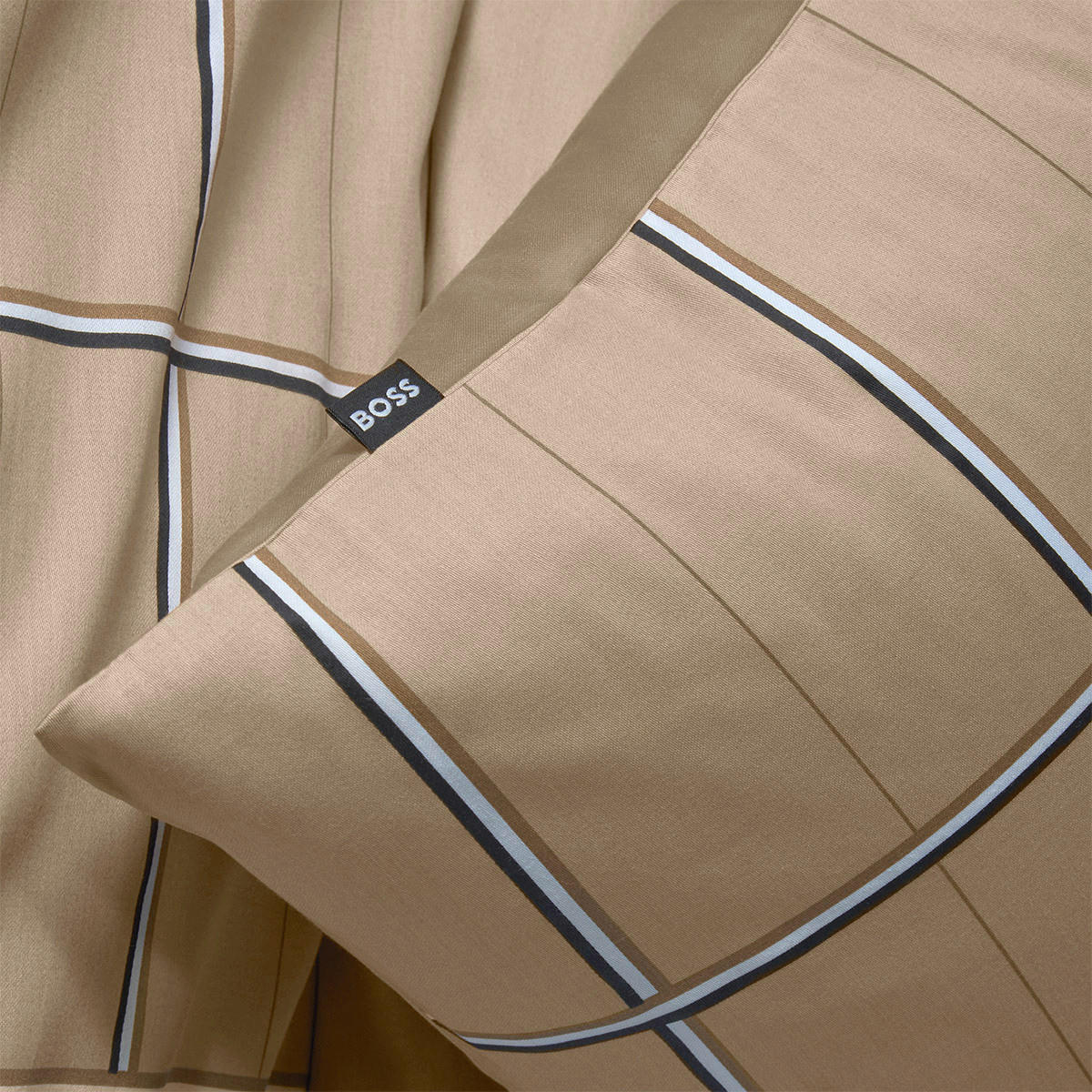 BETTWÄSCHE 140/200 cm  - Hellbraun, Design, Textil (140/200cm) - Hugo Boss