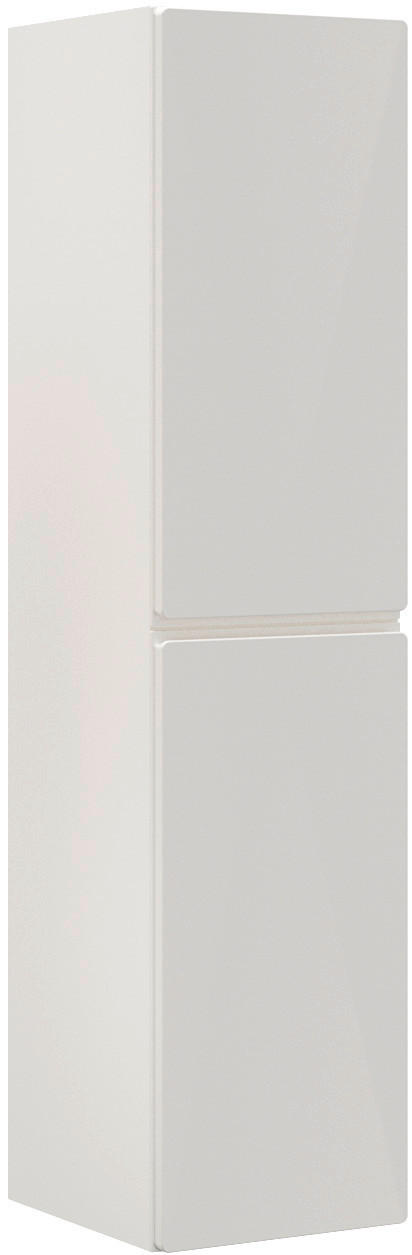 VISOKI ORMAR  bela  - bela, Moderno, staklo/pločasti materijal (35/150/33cm) - Welnova