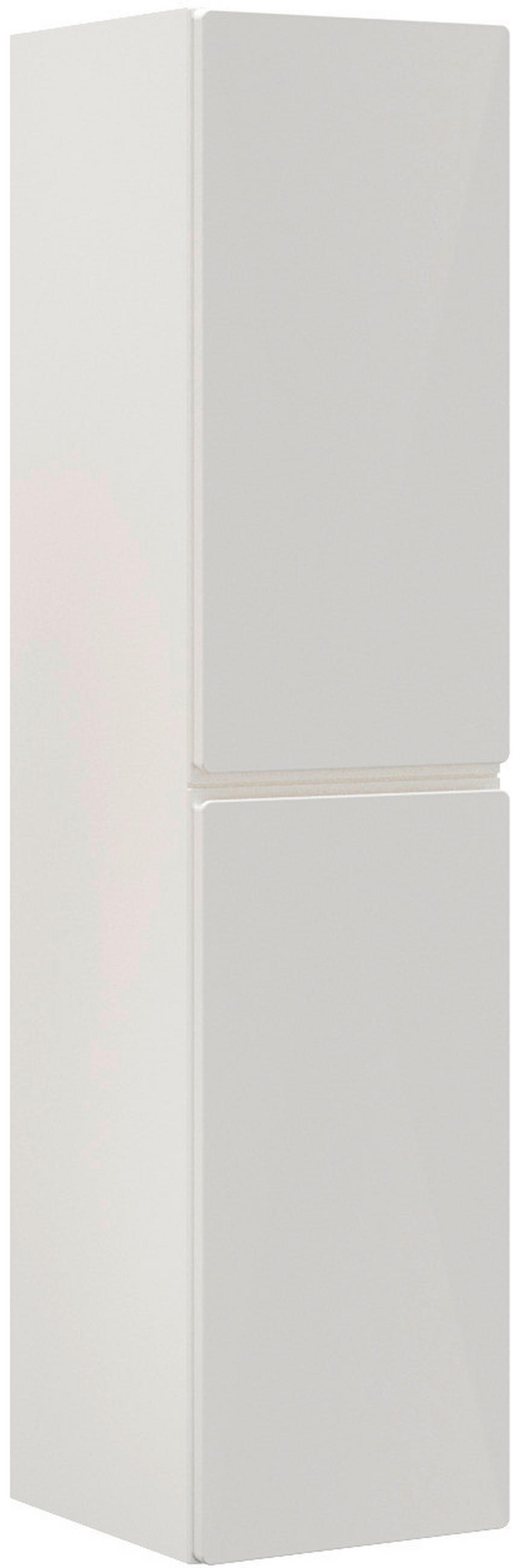 VISOKI ORMAR  bela  - bela, Moderno, staklo/pločasti materijal (35/150/33cm) - Welnova