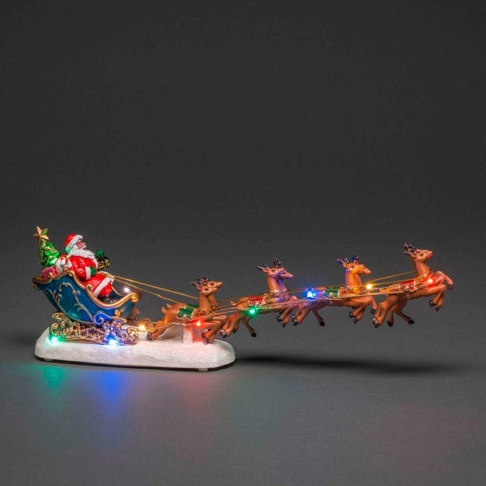 LED-DEKOLEUCHTE  - Rot/Braun, KONVENTIONELL, Kunststoff (37,5/9/36cm)