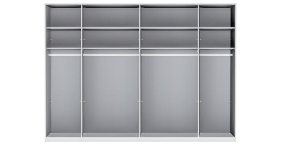 DREHTÜRENSCHRANK in Graphitfarben - Schwarz/Graphitfarben, KONVENTIONELL, Glas/Holzwerkstoff (300/236/58cm) - Novel