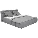POLSTERBETT 140/200 cm  in Anthrazit  - Anthrazit/Schwarz, Design, Kunststoff/Textil (140/200cm) - Esposa