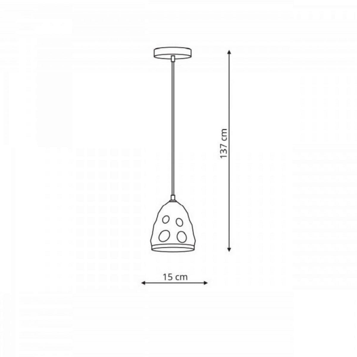 HÄNGELEUCHTE 15/120 cm    - Hellgrau, Basics, Glas (15/120cm)