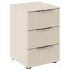 NACHTSCHRANK 40/61/42 cm  - Chromfarben/Champagner, MODERN, Holzwerkstoff/Metall (40/61/42cm) - Rauch Möbel