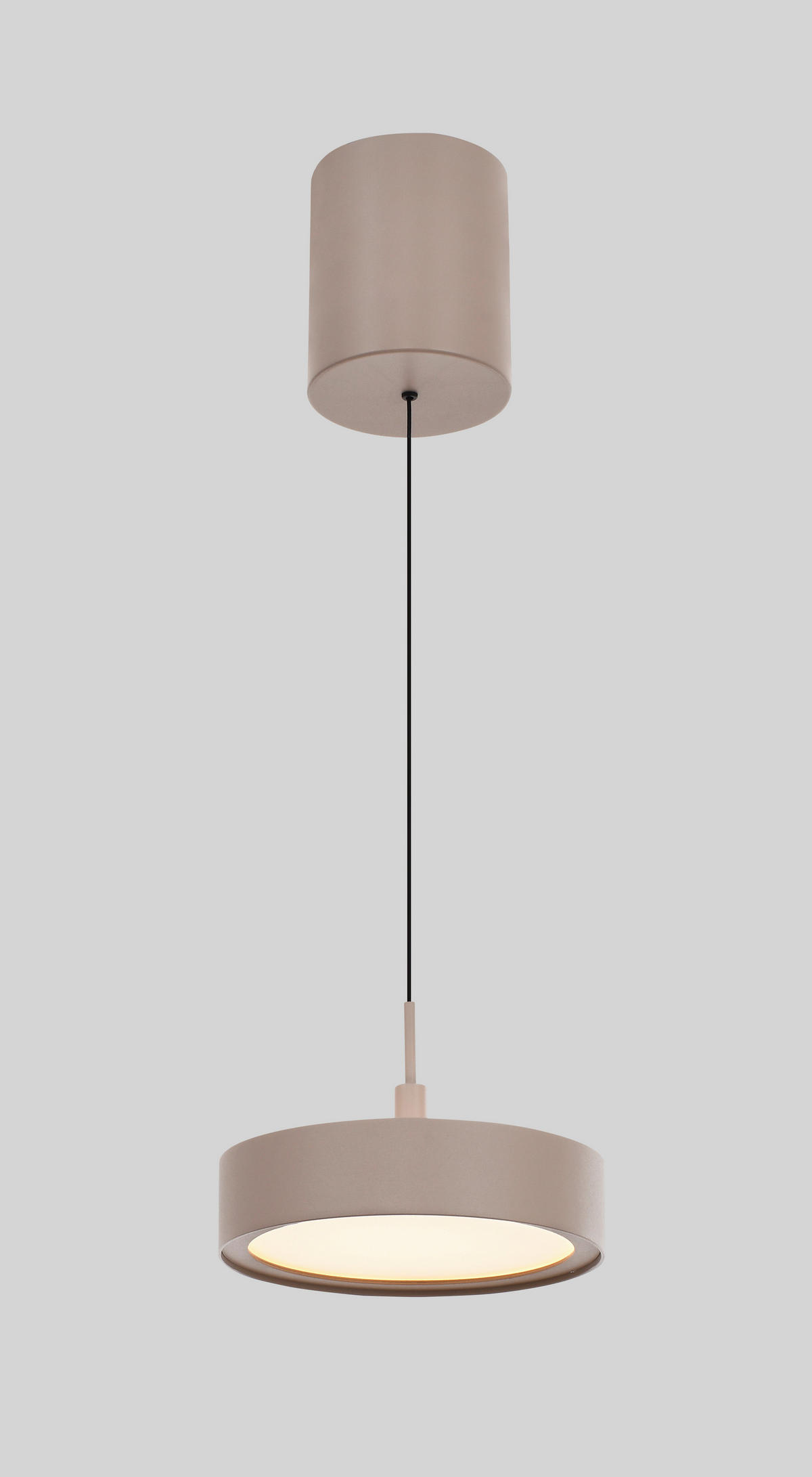 LED-HÄNGELEUCHTE Valensole 17,5/150/17,5 cm  - Sandfarben, Design, Metall (17,5/150/17,5cm)