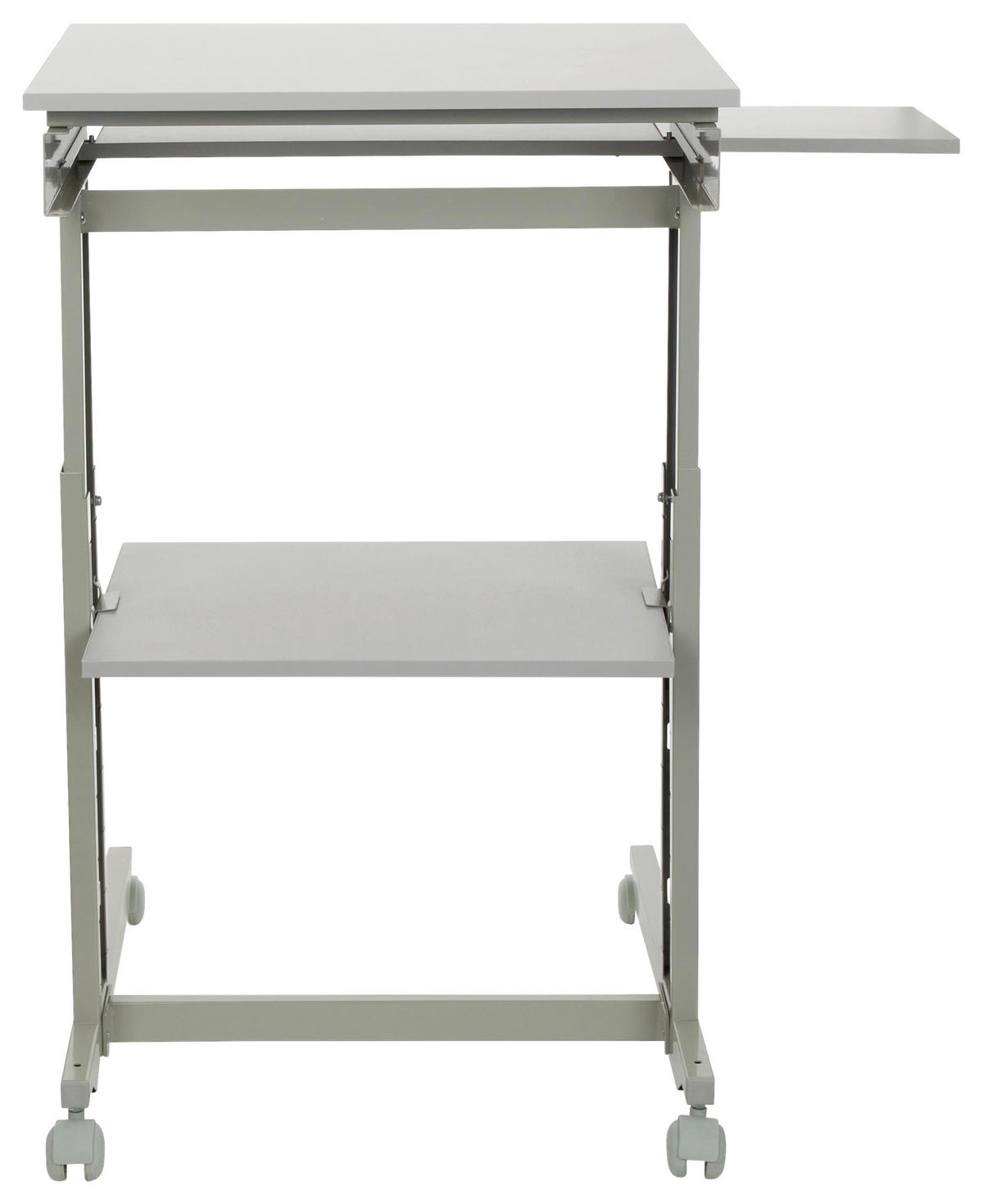 SCHREIBTISCH  in Grau  - Grau, Basics, Holzwerkstoff/Kunststoff (60/71,5-107,5/50cm) - MID.YOU
