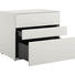 LOWBOARD lackiert Weiß - Schwarz/Weiß, Design (64/64/44,8cm) - Now by Hülsta