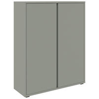 SCHUHSCHRANK Grün  - Grün, Design, Holzwerkstoff/Kunststoff (97,5/120/33,8cm) - Xora