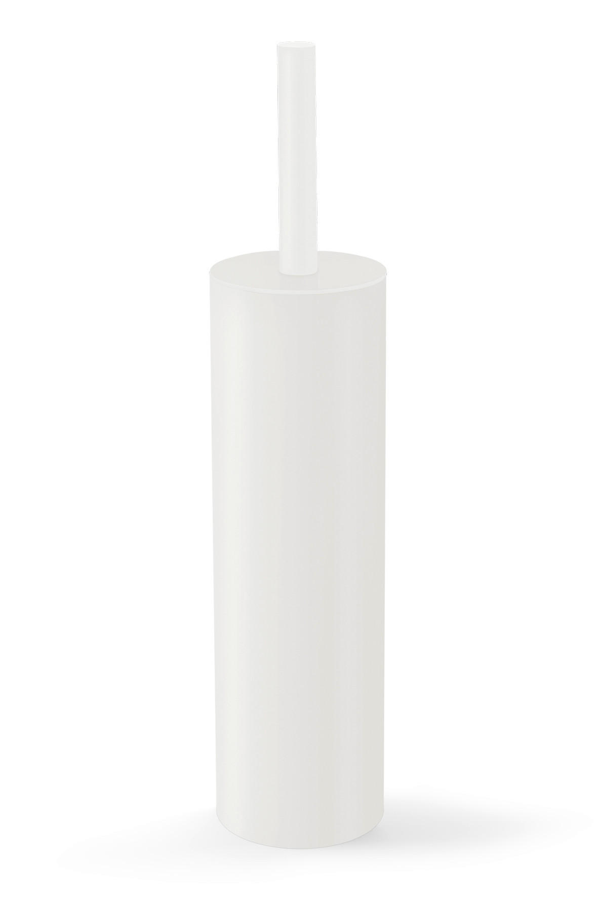 GARNITURA TOALETNE ČETKE bijela metal TUBO - bijela, Design, metal/plastika (40,5cm) - Zack