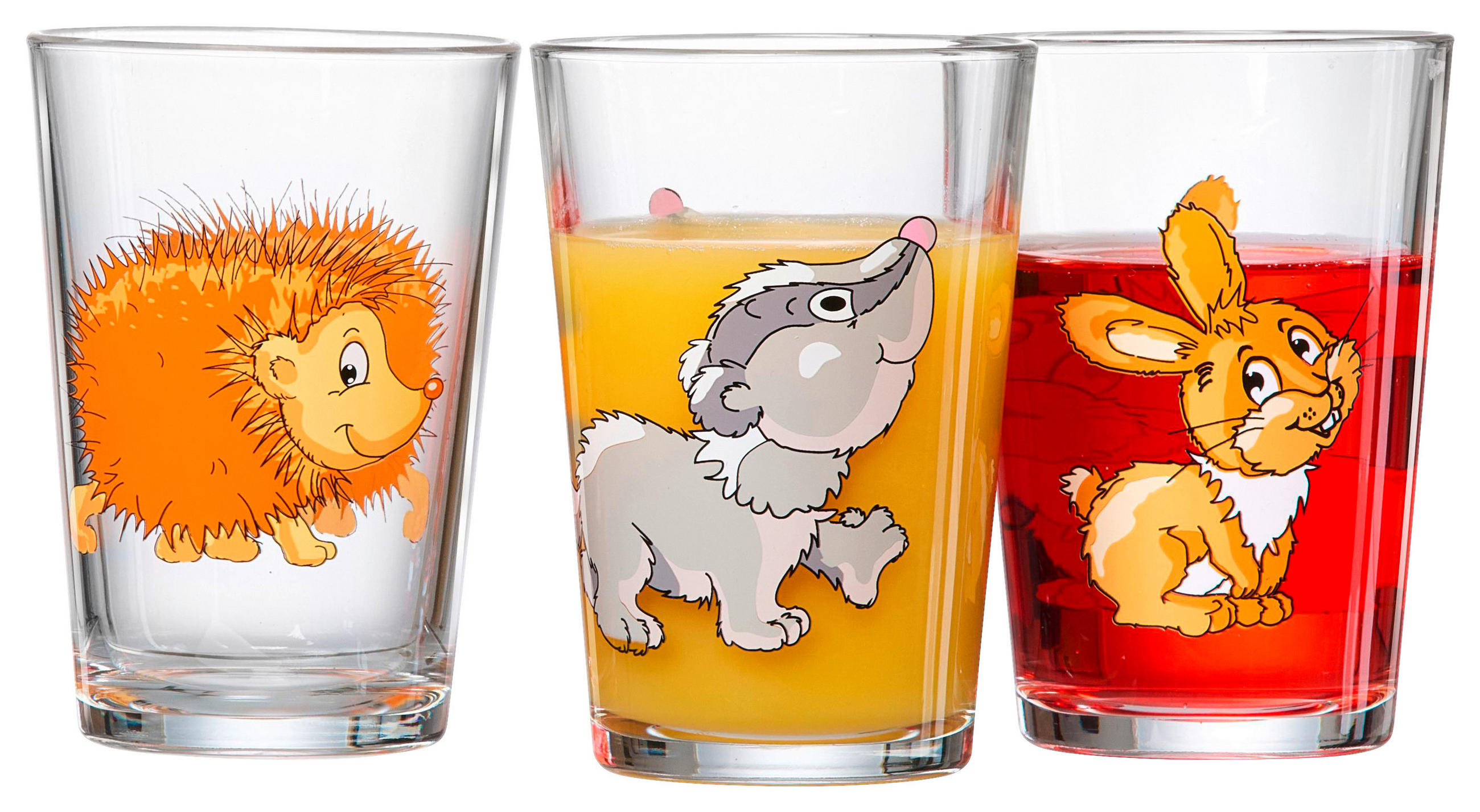 SET DJEČJIH ČAŠA Waldtiere - prozirno, Konvencionalno, staklo (205ml) - Ritzenhoff Breker
