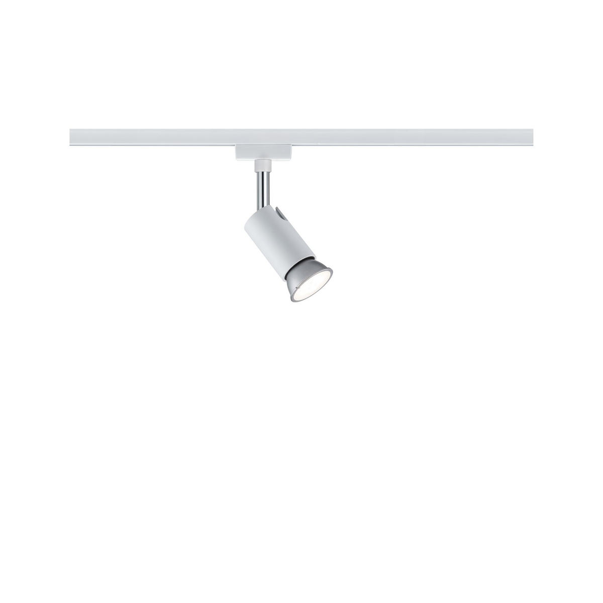 SCHIENENSYSTEM-STRAHLER URail 5,8/11/6,6 cm   - Weiß, Design, Metall (5,8/11/6,6cm) - Paulmann