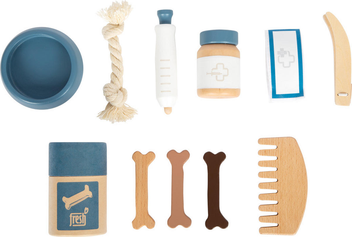 PLÜSCHTIER  - Multicolor, Basics, Holz/Textil (26/18/15cm) - small foot