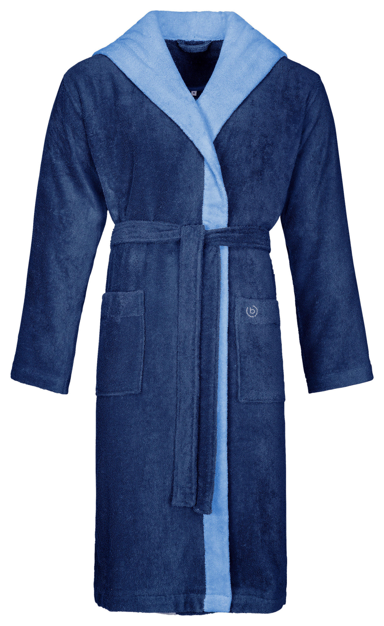 BADEMANTEL Stefano  - Blau, KONVENTIONELL, Textil (Snull) - Bugatti