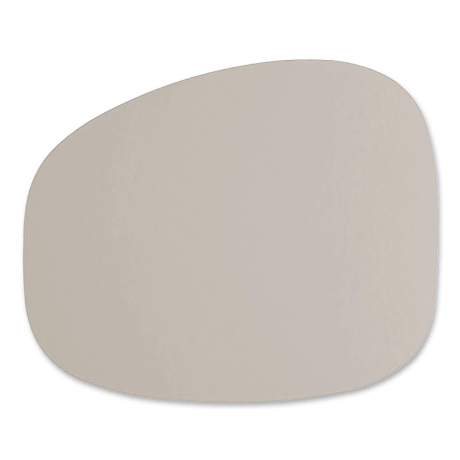 TISCHSET Leder Graubraun  - Graubraun, Basics, Leder (40/33/0.2cm)