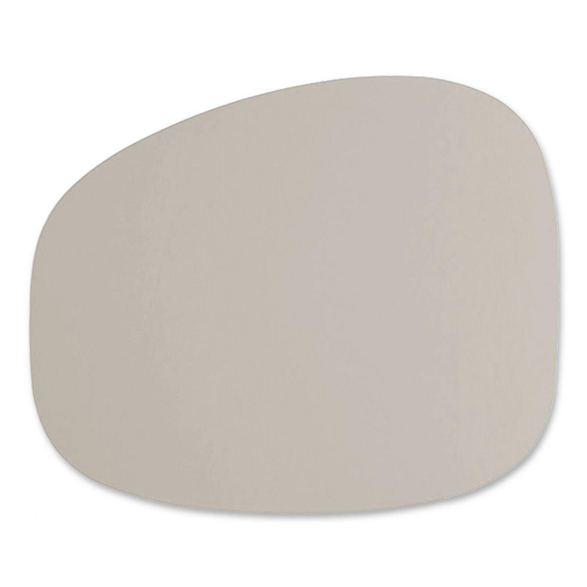 TISCHSET Leder Graubraun  - Graubraun, Basics, Leder (40/33/0.2cm)