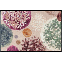FUßMATTE 50/75 cm Hydra Haze  - Beige, Trend, Kunststoff/Textil (50/75cm) - wash+dry