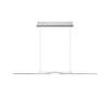 LED-HÄNGELEUCHTE 130/13/150 cm  - Nickelfarben, Design, Metall (130/13/150cm)