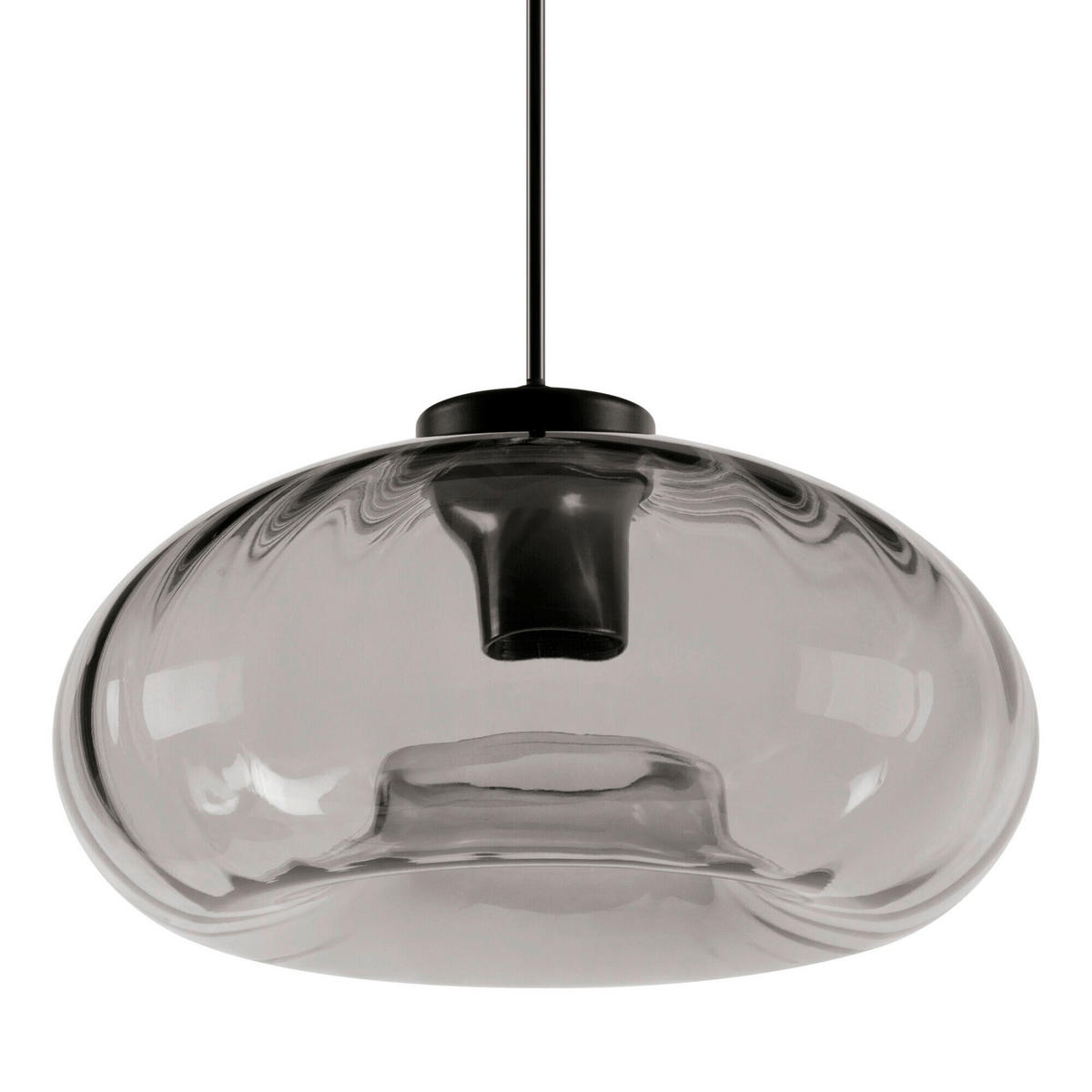 HÄNGELEUCHTE 28/118,5 cm  - Schwarz, Design, Glas/Metall (28/118,5cm) - Osram
