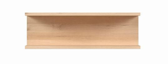ZIDNA POLICA - boja bukve, Dizajnerski, pločasti materijal (95,5/19,5/21cm) - Carryhome