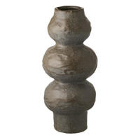 VASE Vase 33,5 cm  - Dunkelgrau, Basics, Keramik (14,5/33,5cm)