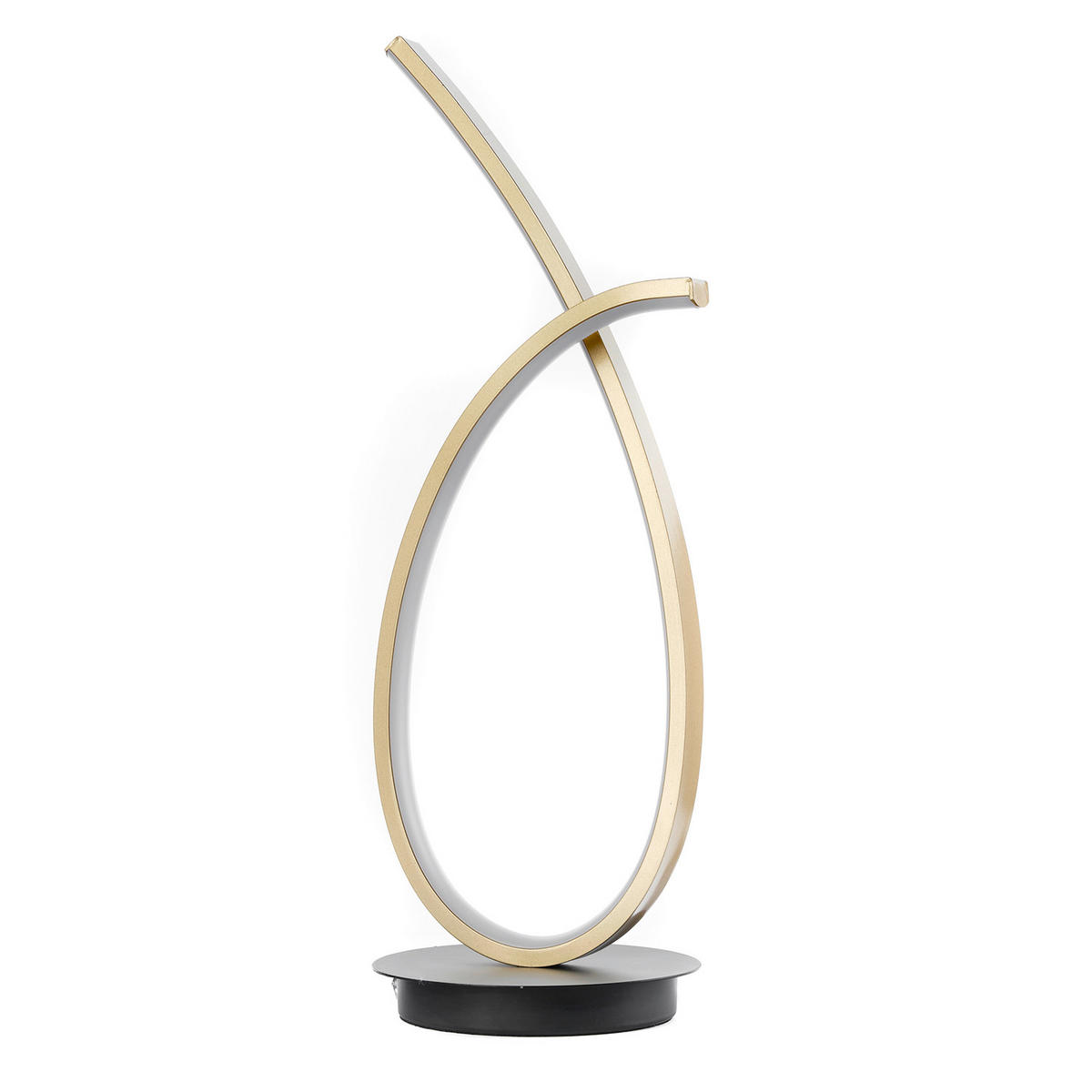 LED-TISCHLEUCHTE 14/14/43 cm   - Goldfarben/Schwarz, Design, Metall (14/14/43cm)