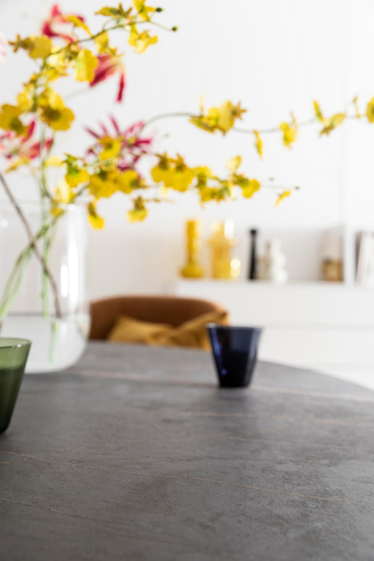 ESSTISCH in Metall, Keramik 120/120/75 cm  - Anthrazit/Graubraun, Design, Keramik/Metall (120/120/75cm) - Schöner Wohnen