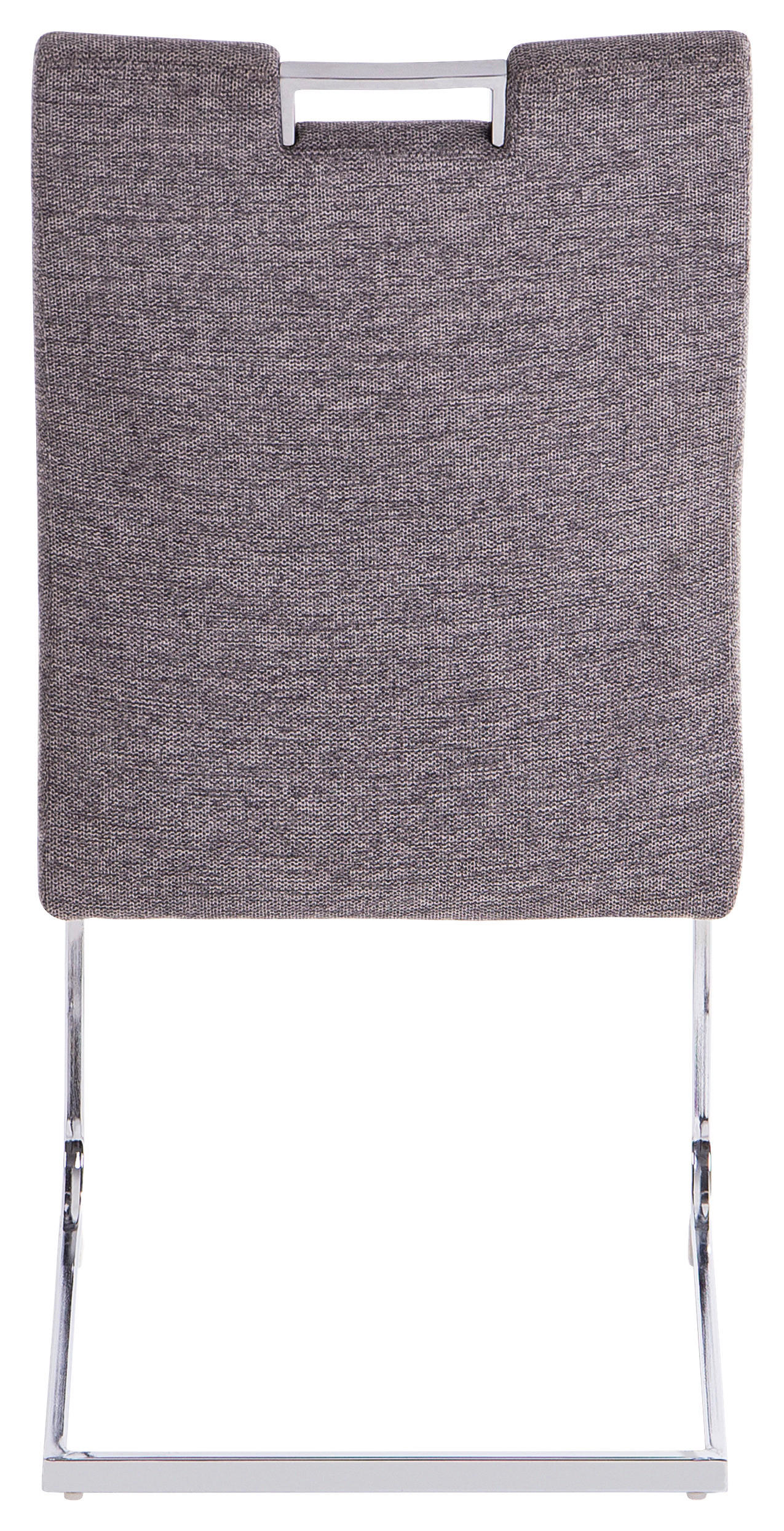SCHWINGSTUHL in Eisen Webstoff - Chromfarben/Grau, Design, Textil/Metall (49/98/62cm) - Carryhome