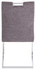 SCHWINGSTUHL  in Eisen Webstoff  - Chromfarben/Grau, Design, Textil/Metall (49/98/62cm) - Carryhome