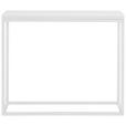 KONSOLENTISCH Weiß  - Weiß, LIFESTYLE, Glas/Holzwerkstoff (90/25/74cm) - Xora